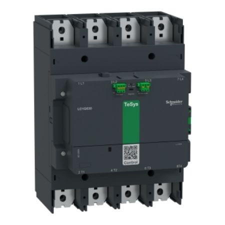 Picture of High power contactor,TeSys Giga 800,4P(4NO),AC-1 <=440V 1050A,advanced version,200-500V AC/DC wide band coil