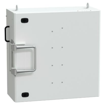 Picture of Tap off unit, Canalis KS 500A to 1000A, with fuse holder, 400A, blade size 2 fuses not supplied, 3L+N+PE, IP55, RAL9001