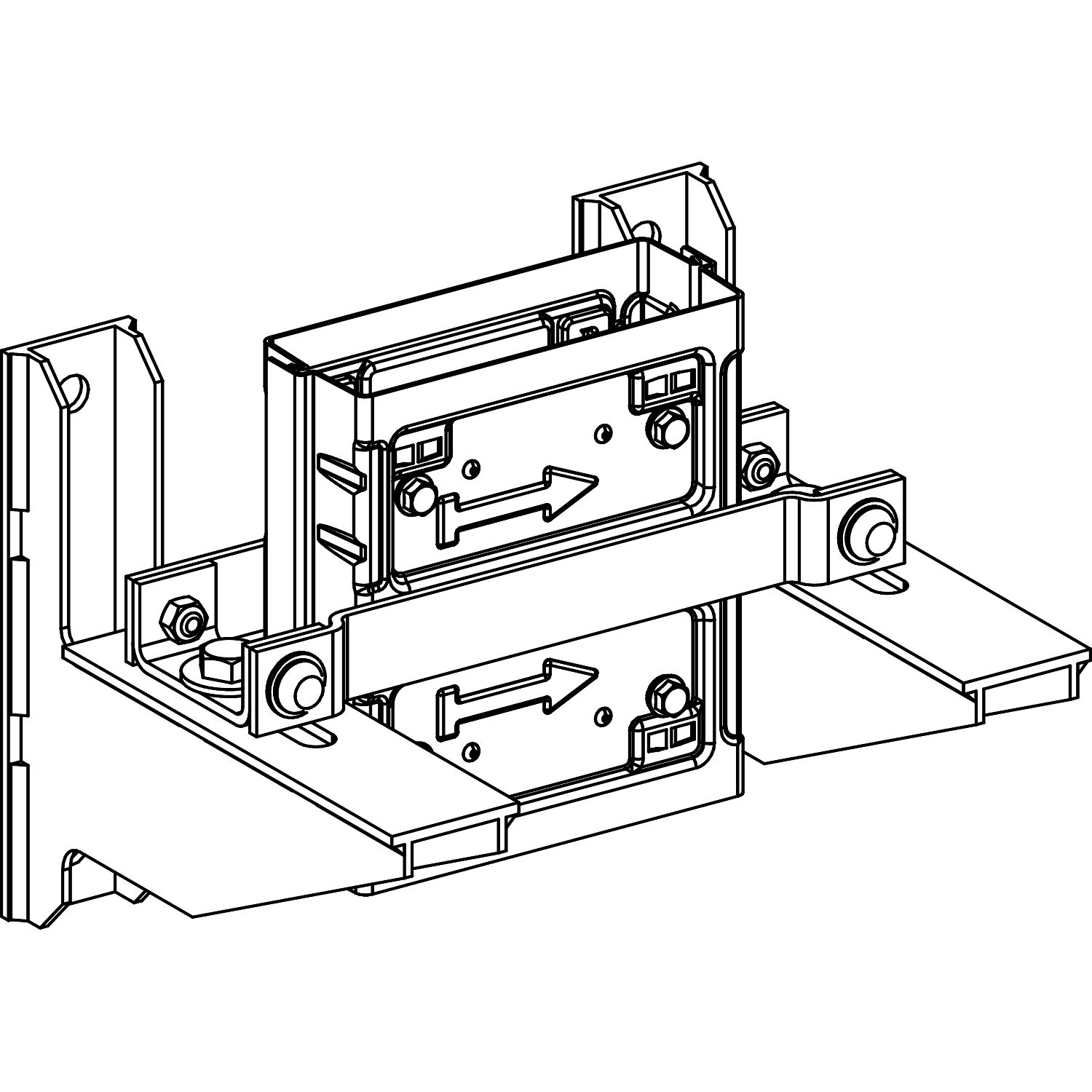 Picture of Bottom support, Canalis KS, 400A, vertical installation, maximum load 680kg