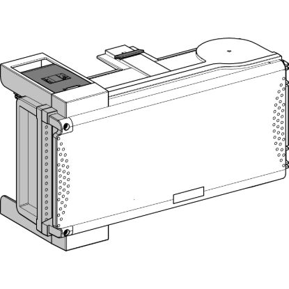 Picture of Empty tap off unit, Canalis KS, with isolator, polarity 3L+PEN, 50A, IP55, RAL9001