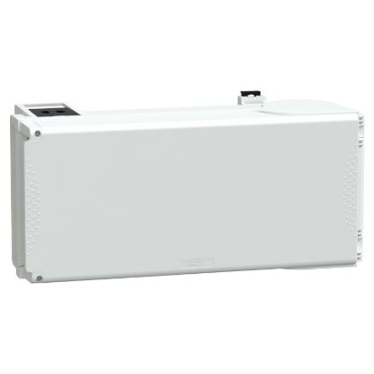 Picture of Tap off unit, Canalis KS 100A to 1000A, with fuse holder, 63A, DZ fuses not supplied, 3L+N+PE, IP55, RAL9001