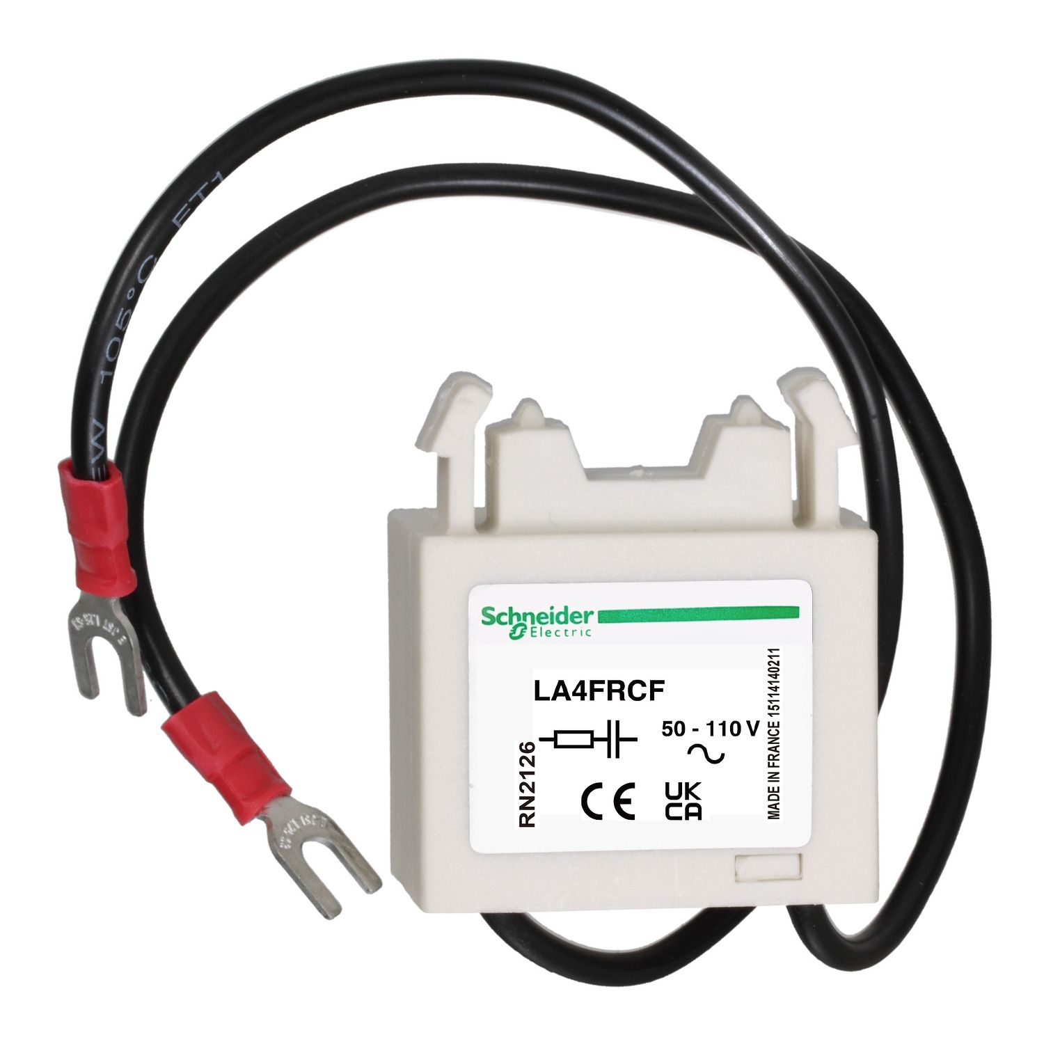 Picture of TeSys F - suppressor module - RC circuit - 50...110 V AC
