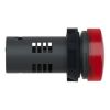 Picture of Monolithic pilot light, Easy Harmony XA2, plastic, red, 22mm, integral LED, screw clamp terminals, 48V AC DC