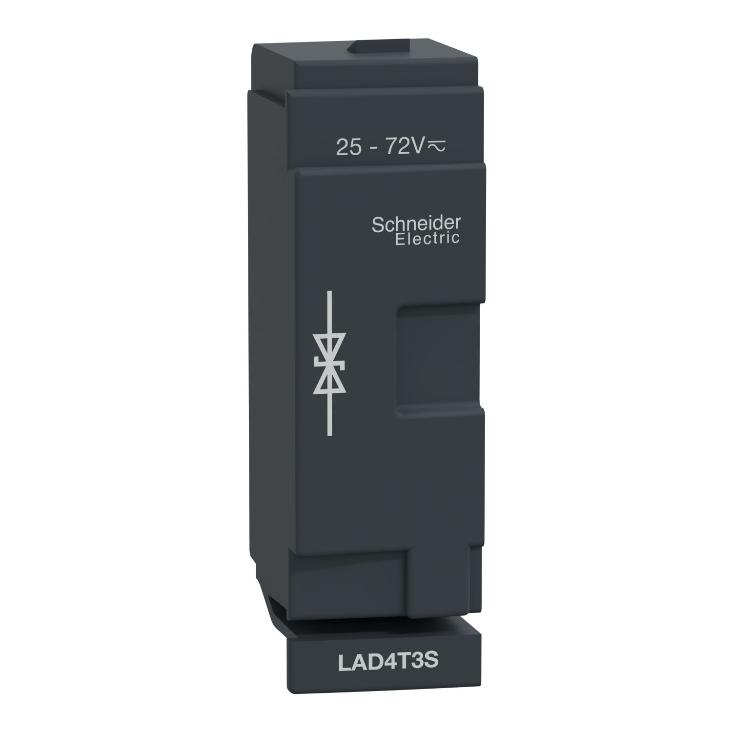 Picture of Suppressor module, TeSys Deca, bidirectional peak limiting diode, 25â€¦72V AC/DC