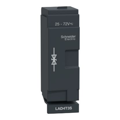 Picture of Suppressor module, TeSys Deca, bidirectional peak limiting diode, 25â€¦72V AC/DC