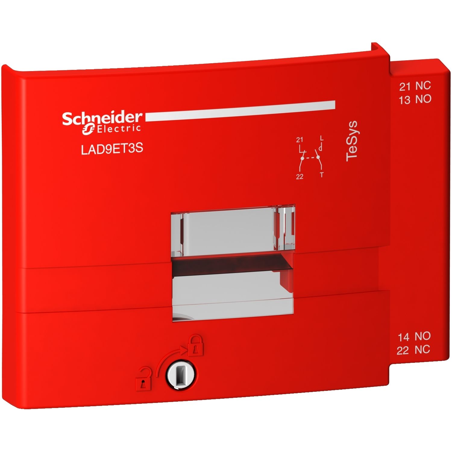 Picture of Safety red protective cover for TeSys Deca contactor, LC1D80...95