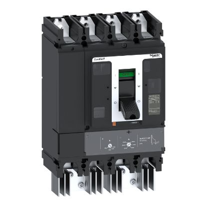Picture of Circuit breaker, ComPacT NSX500 TM DC EP, 50kA/1500VDC, 4 poles, TM-DC EP trip unit 500A