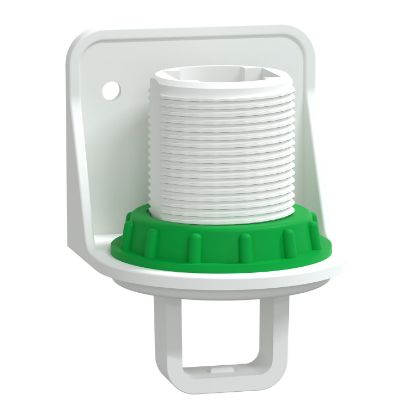 Picture of USB adapter, SpaceLogic, plastic mounting cradle and wall plate