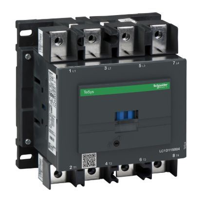 Picture of Contactor TeSys Deca 200A 4P 110VAC Lug