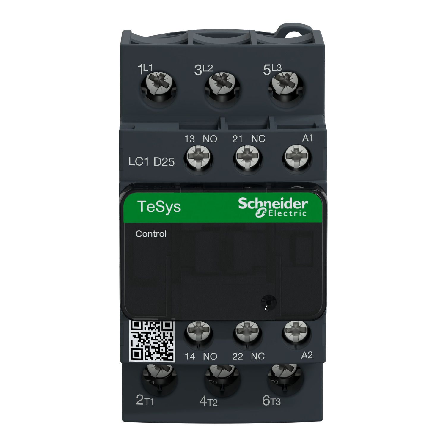 Picture of Contactor, TeSys D, 3P(3 NO), AC-3/AC-3e, 0 to 440V, 25A, 230VAC 50/60Hz coil