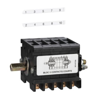 Picture of Signaling contact blocks, SM6-24, spare part, 5 auxiliary switch blocks