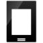 Picture of 8000 Series Room Controller Fascia Glossy Black