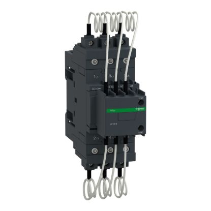 Picture of Capacitor contactor, Tesys Deca, 30kVAR at 400/415V 50Hz, 220V AC 50/60Hz coil, EverLink BTR screw terminals