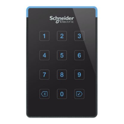 Picture of Security Expert smartcard reader, 13.56MHz/125KHz, PIN and keypad, wall plate, bluetooth
