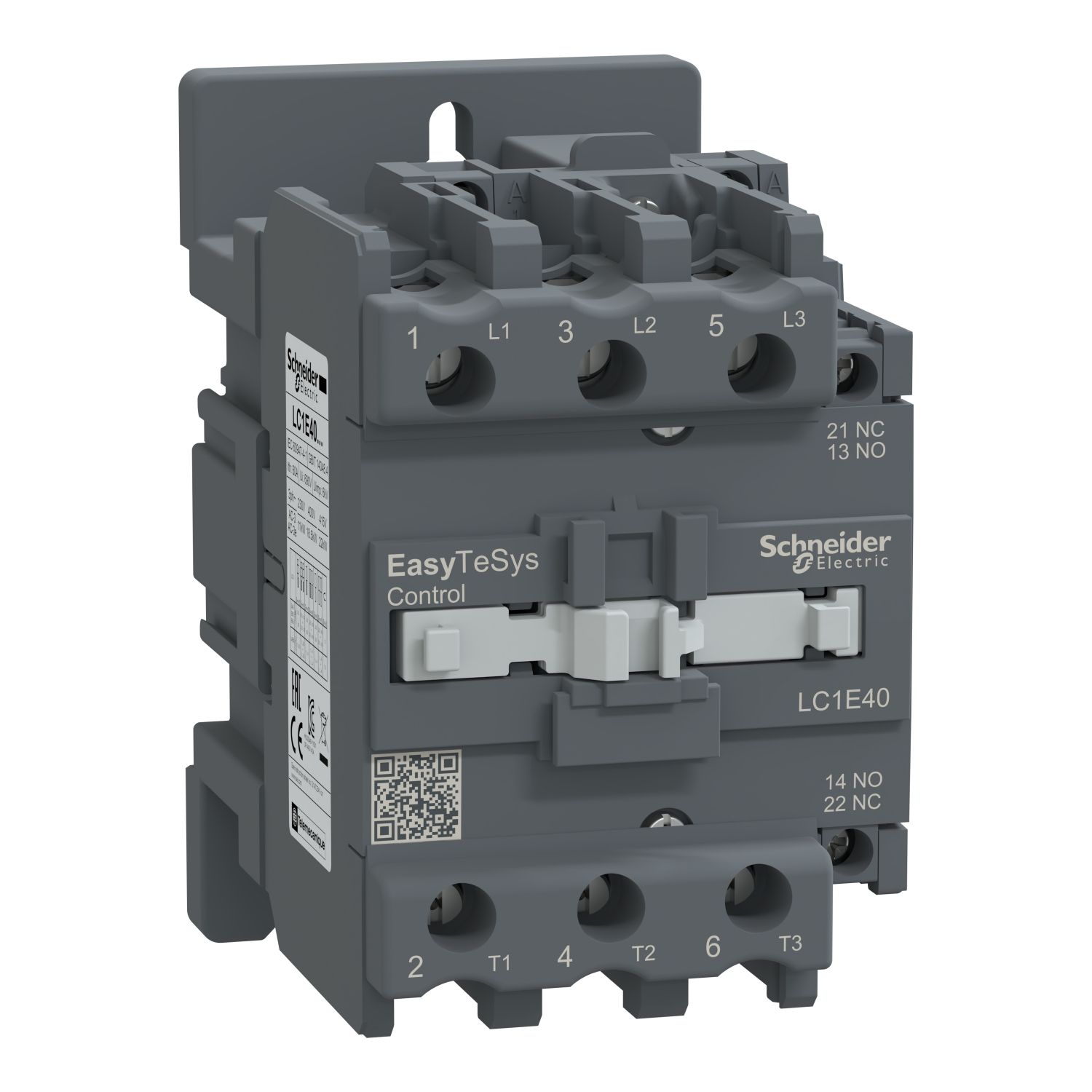 Picture of Contactor,Easy TeSys Control,LC1E,3P(3NO),AC-3,<=440V,40A,110V AC coil,50Hz
