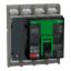 Picture of Circuit breaker, ComPacT NS1000H, 70kA at 415VAC, 4P, fixed, manually operated, MicroLogic 5.0E control unit, 1000A