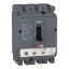 Picture of circuit breaker, EasyPact CVS100F, 36kA at 415VAC, ETS 2.2, 40A, 3P 3d