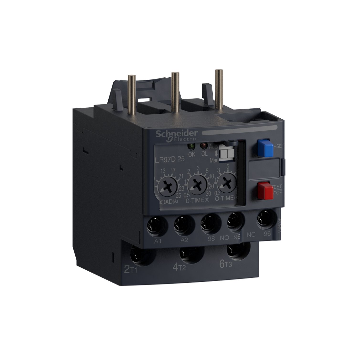Picture of Electronic overcurrent relay, TeSys LR97D, 24VAC/DC, 5 to 25A, 1C/O