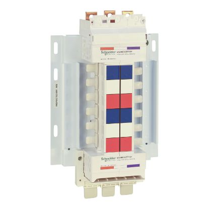 Picture of Acti9, SAU Chassis 3PH 400A, 27mm for C120 MCB, 12 Poles, Dual Feed