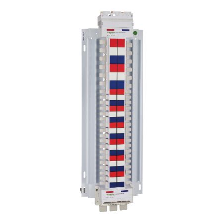 Picture of SAU Hybrid Chassis, Acti9, 3Ph, 400A, 18mm 36 poles, 27mm 12 Poles for MCB and RCBO,Dual feed