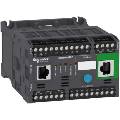Picture of Motor Management, TeSys T, motor controller, Modbus, 6 logic inputs, 3 logic outputs, 5 to 100A, 24VDC