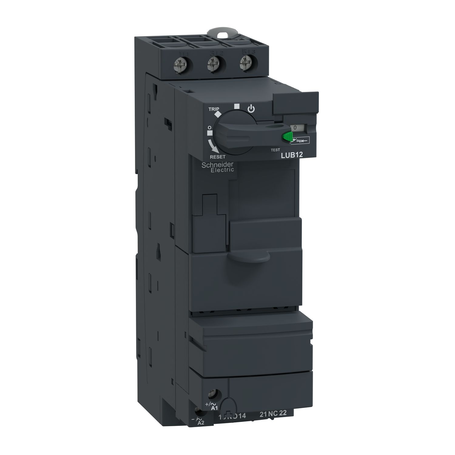 Picture of Non reversing power base, TeSys Ultra, 3P, 1NO + 1NC, 12A, 690V