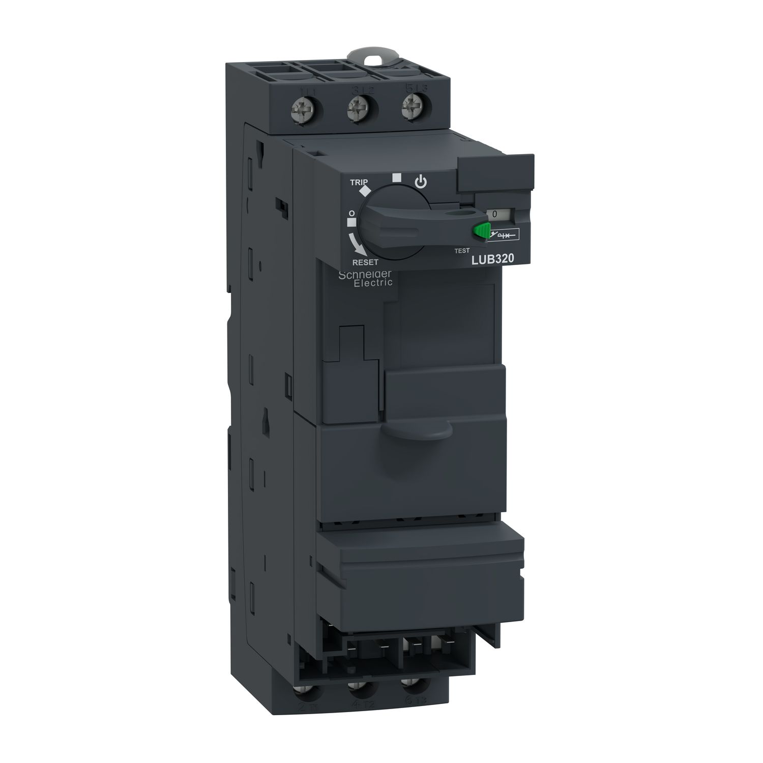 Picture of Non reversing power base, TeSys Ultra, 3P, 1NO + 1NC, 32A, 690V, Advanced power base