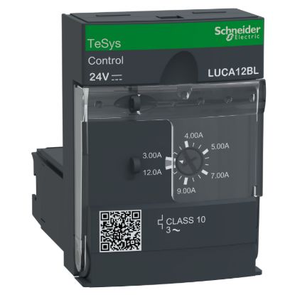 Picture of Standard control unit, TeSys Ultra, 3P, 3 to 12A, 690VAC, thermal magnetic protection, class 10, 24VDC coil