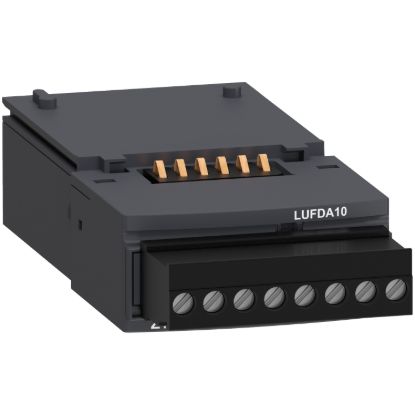 Picture of Function module, TeSys Ultra, 1NO, 24 to 240VAC/DC, Front side, thermal overload signalling
