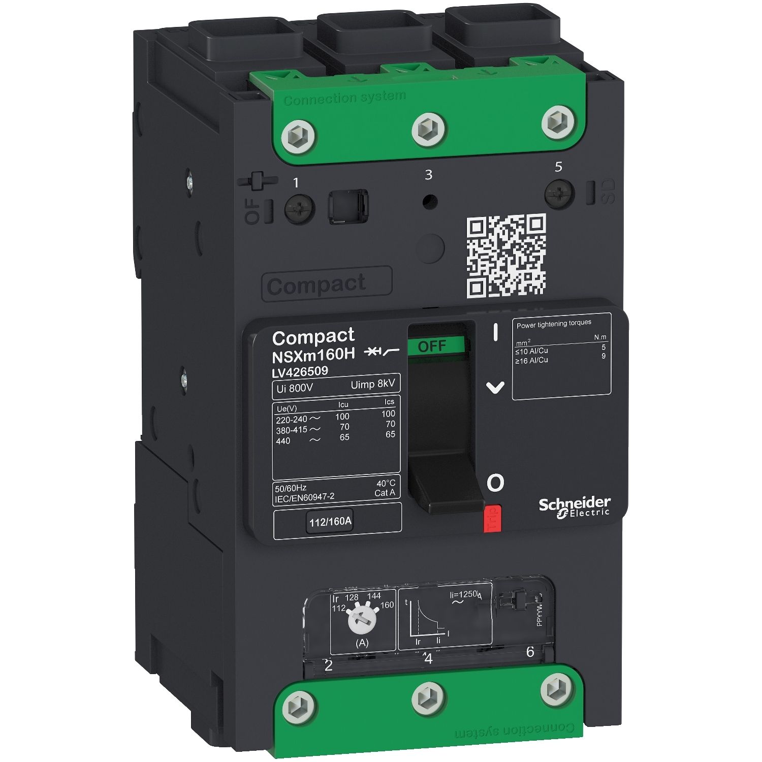Picture of Breaker NSXm 25kA TM32D 3P Elink