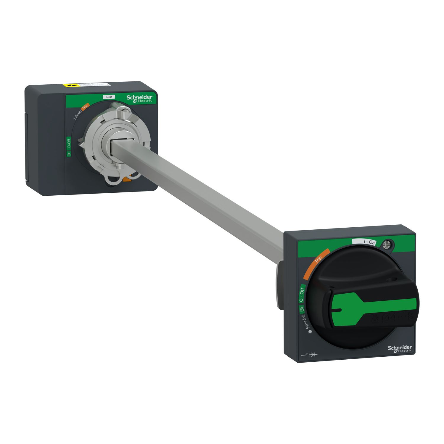 Picture of Extended rotary handle, ComPacT NSXm, black handle, shaft length 200mm to 600mm, IP54
