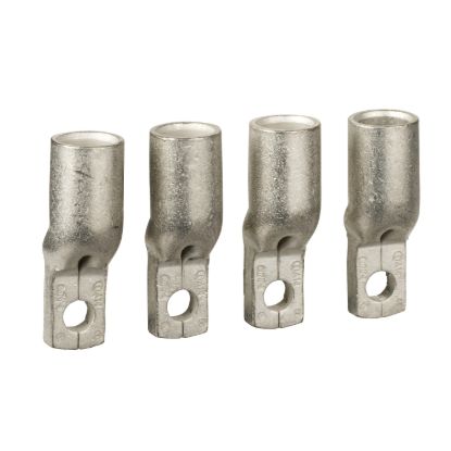 Picture of Crimp lugs for copper cable, ComPacT NSXm, 95mm² rigid cable, 70mm² flexible cable, set of 4 parts