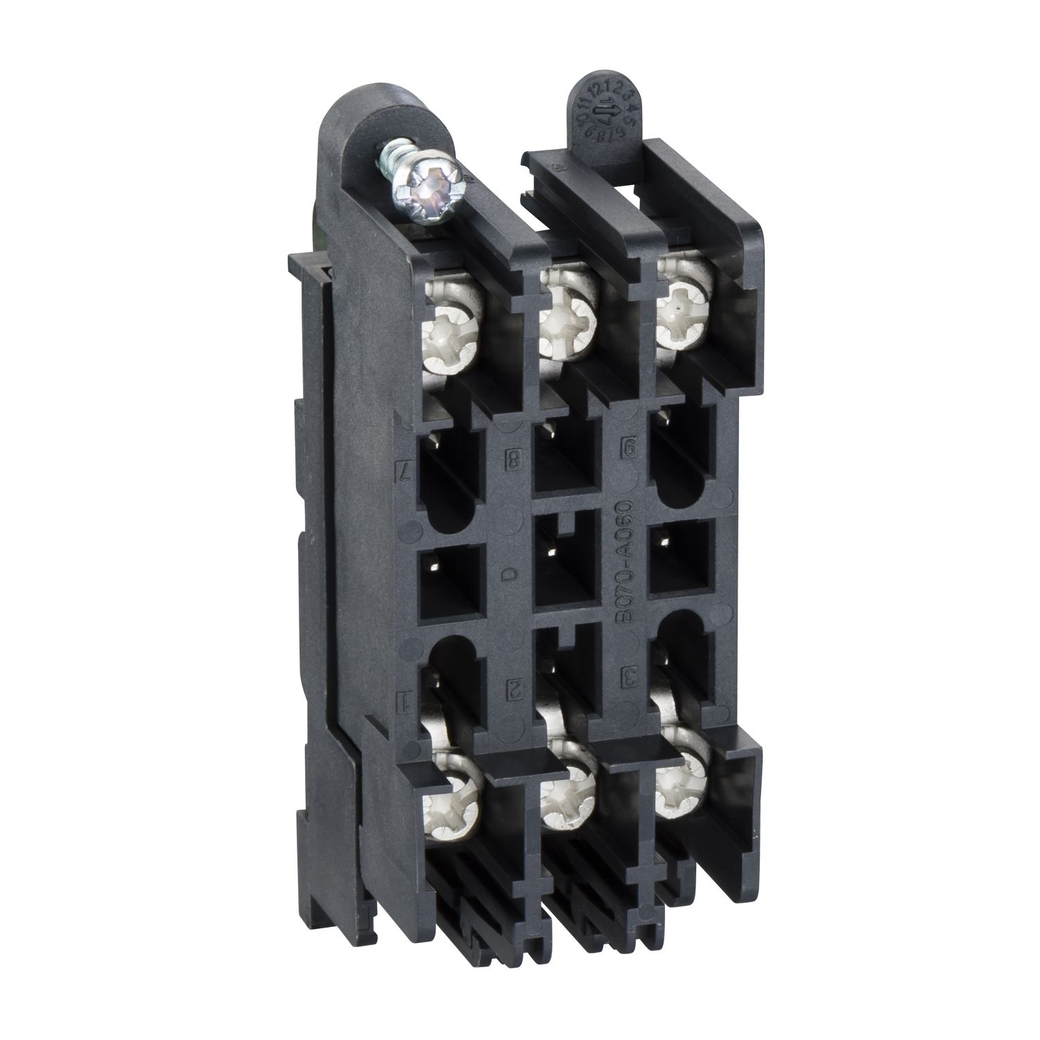 Picture of Automatic auxiliary connector, ComPacT NSX100 to NSX630, fixed part, for plug-in base, 1 to 9 wires