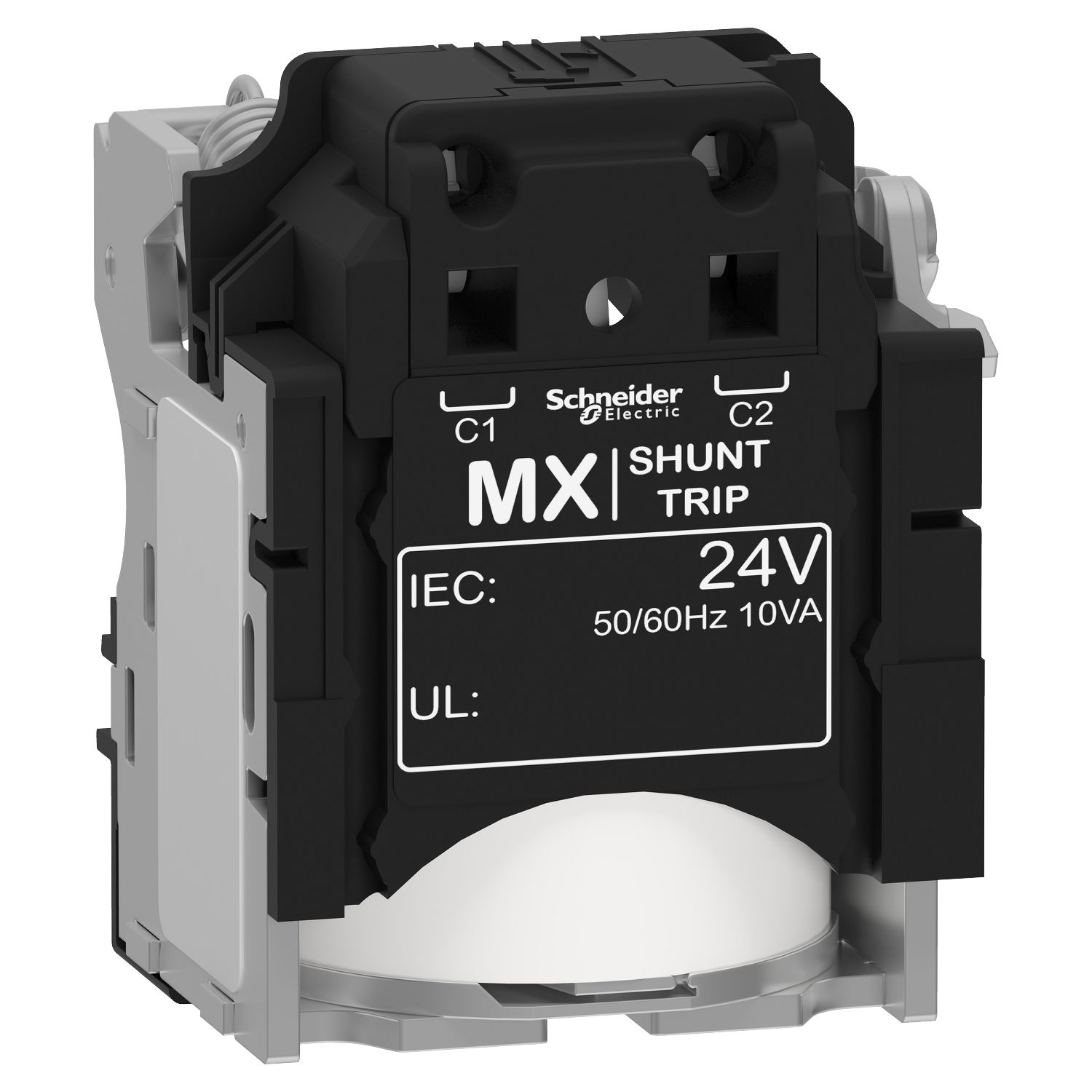 Picture of Shunt trip release MX, ComPacT NSX, 24VAC 50/60Hz, screwless spring terminal connections