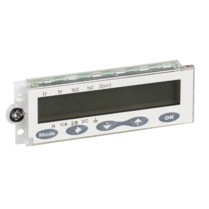 Picture of LCD display module for MicroLogic 6 trip unit, ComPact NSX, 1 spare part
