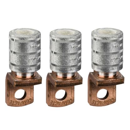 Picture of Crimp lugs for aluminium cable, ComPacT NSX100/250, 185mm², set of 3 parts