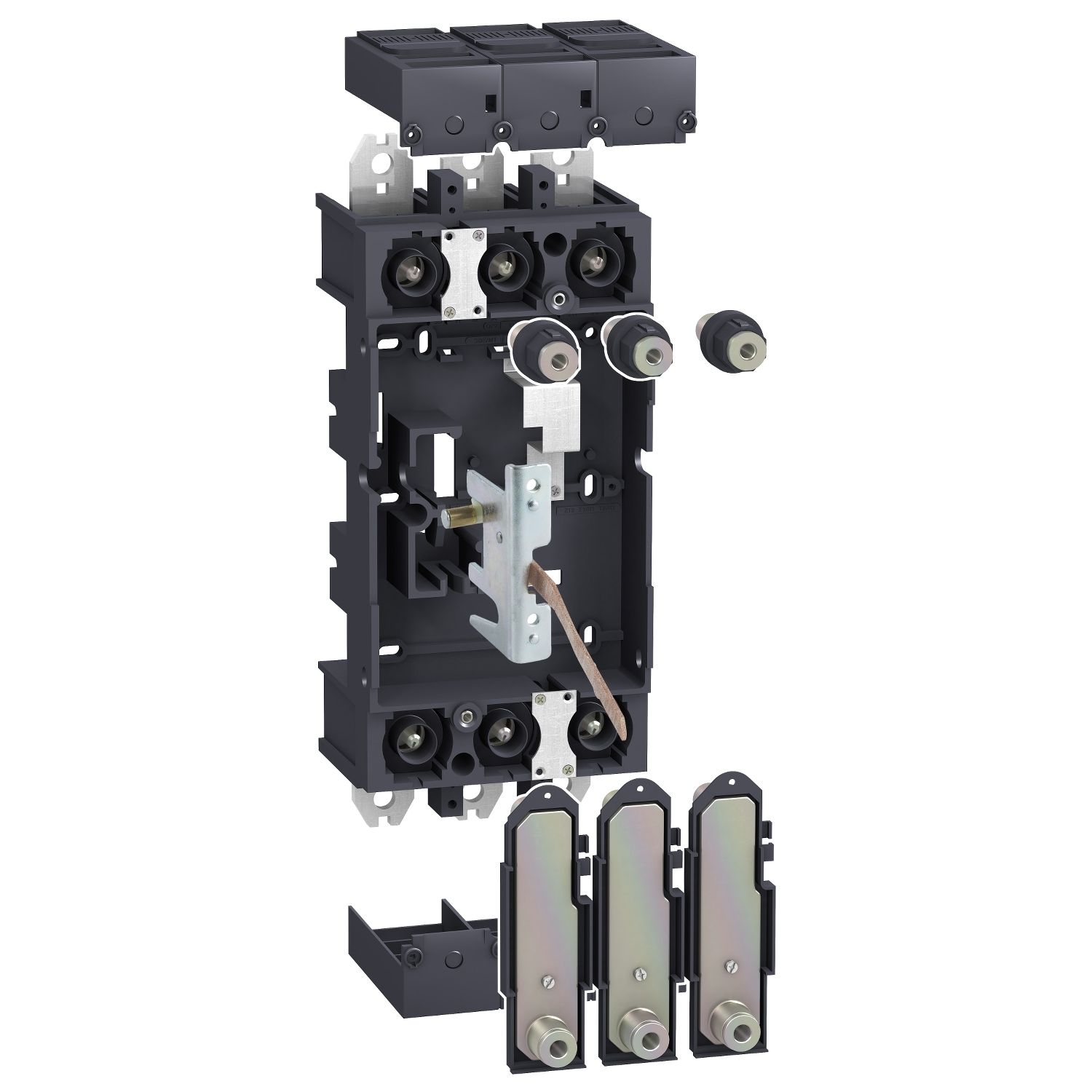 Picture of plug-in kit, ComPact NSX400/630 with Vigi add-on module, 3 poles