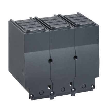 Picture of Long terminal shield for spreaders, ComPacT NSX400/630, pitch 52.5mm, IP40, 3 poles