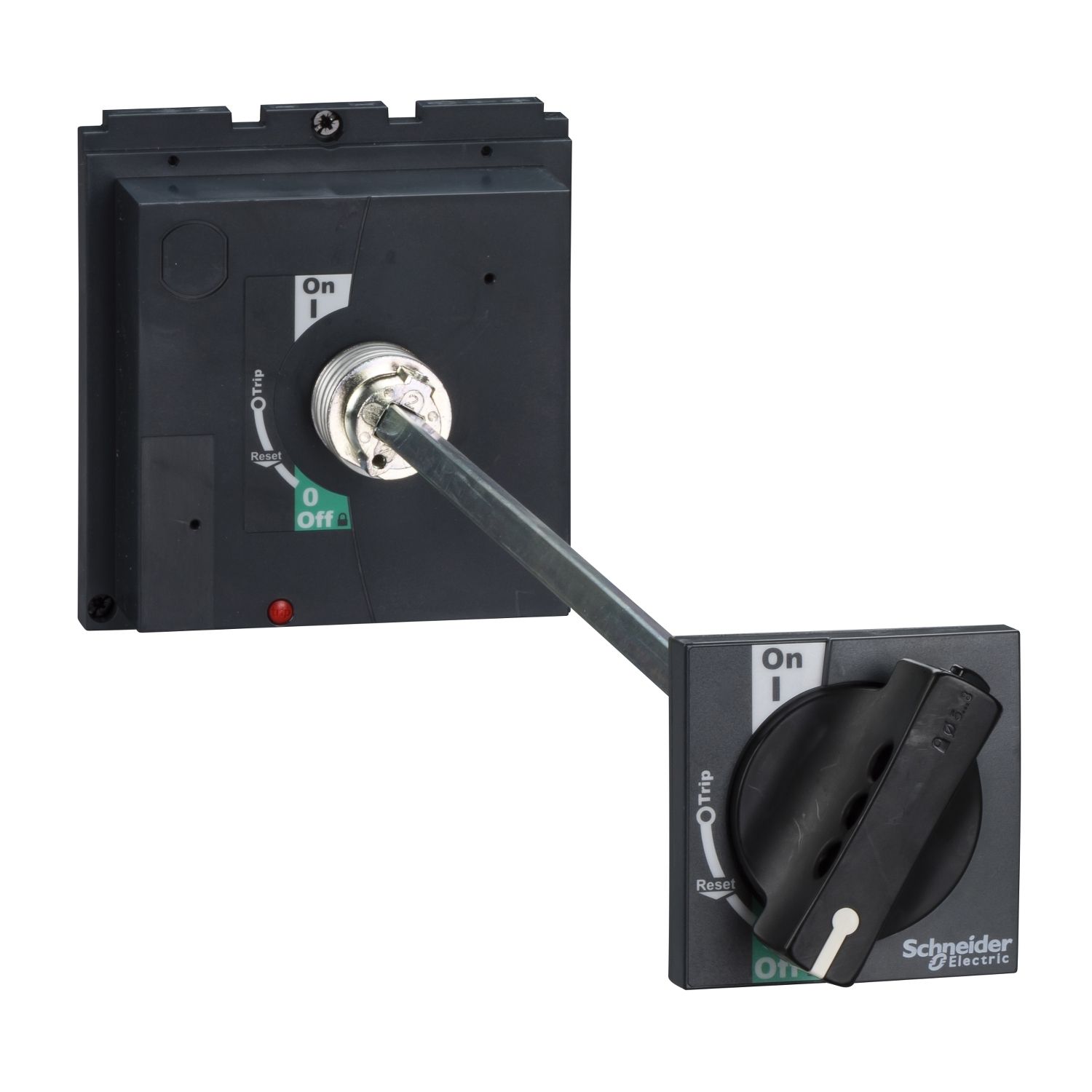 Picture of Extended rotary handle, Compact NSX <630, ComPact NSX 400/630, black handle, shaft length 209mm to 600mm, IP55
