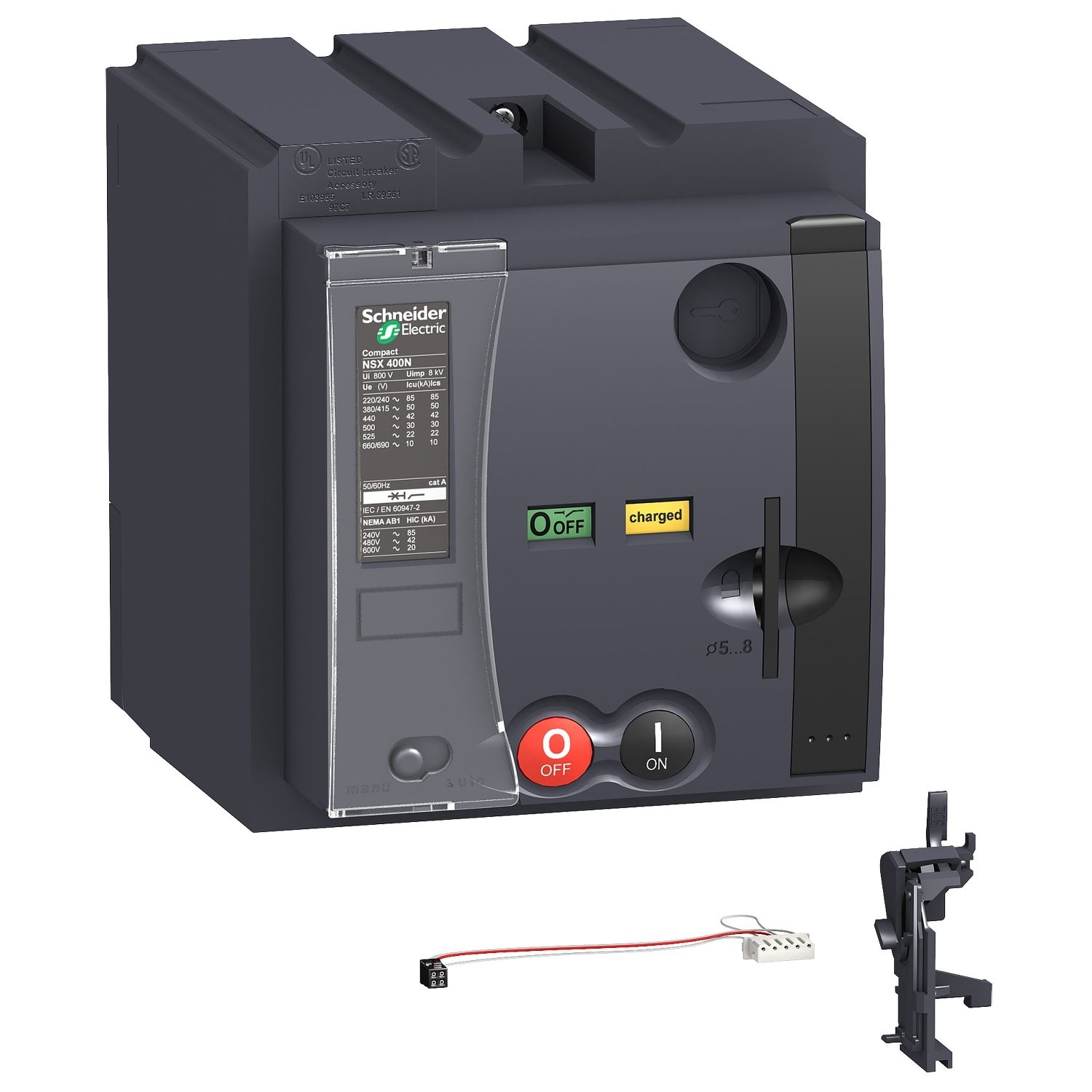 Picture of Communicating motor mechanism module MTc 400/630, ComPacT NSX400/630, 220/240VAC 50/60Hz
