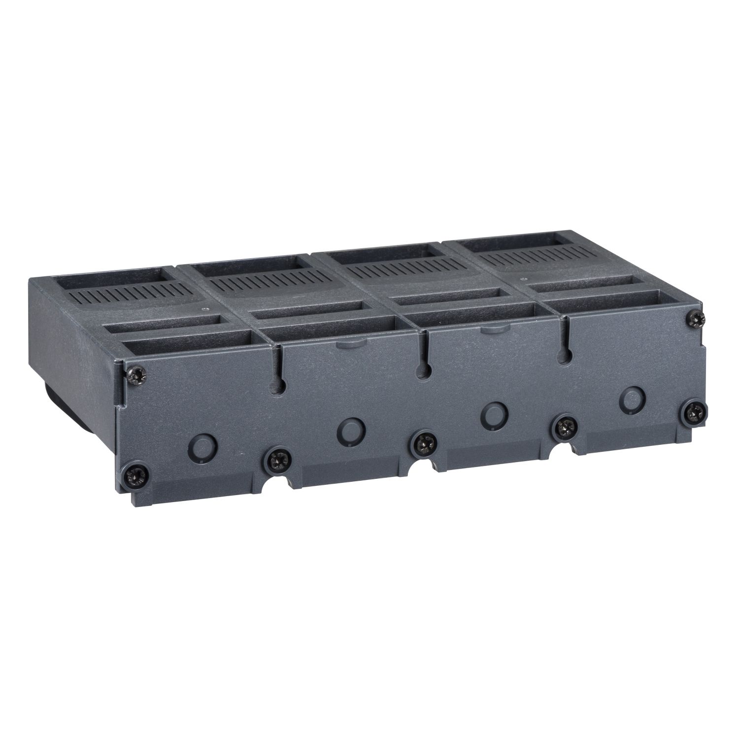 Picture of Short terminal shield, ComPacT NSX400/630, Ue above 500VAC, pitch 45mm, IP40, 4 poles