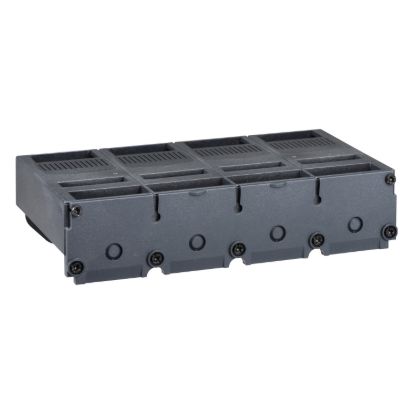Picture of Short terminal shield, ComPacT NSX400/630, Ue above 500VAC, pitch 45mm, IP40, 4 poles