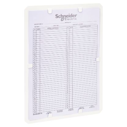 Picture of Card holder, Acti9, A4 Plastic schedule