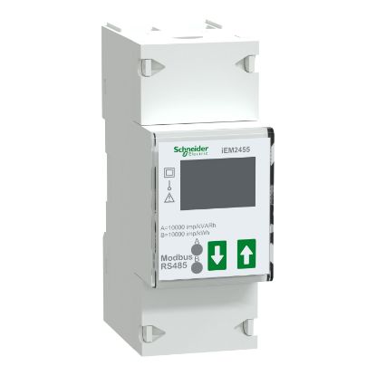 Picture of modular single phase power meter iEM2455 - 230V - 100A with communication Modbus
