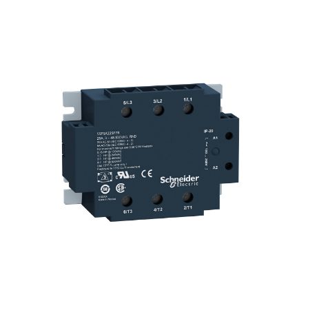 Picture of Harmony Solid State Relays, Solid state relay, 50A, panel mount, zero voltage switching, input 180…280V AC, output 48…530V AC
