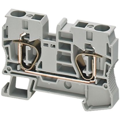 Picture of Linergy, Terminal block, Linergy TR, spring type, feed through, 2 points, 10mm², grey