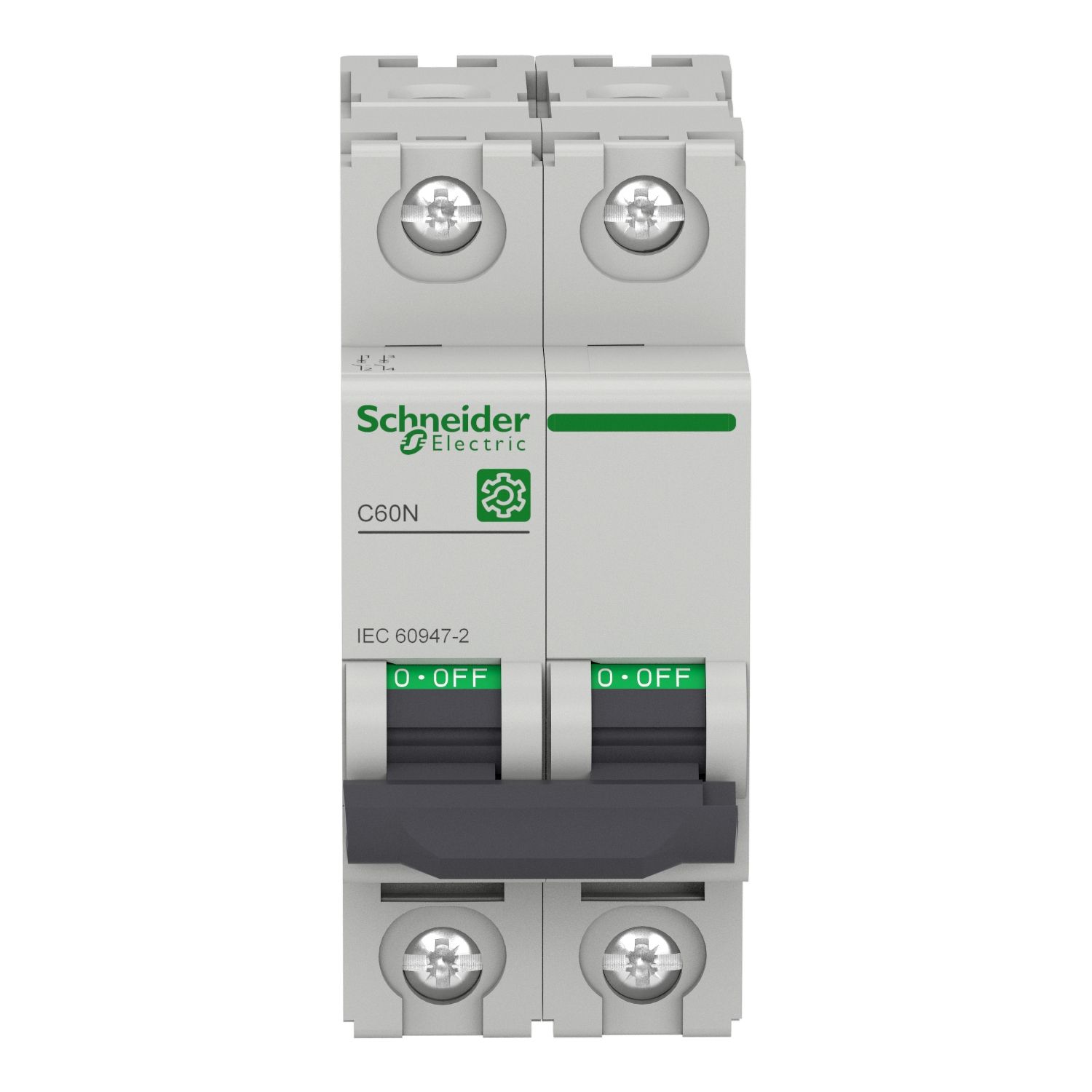 Picture of Miniature circuit breaker (MCB), Multi9 C60N, 2P, 16A, C curve, 10kA (IEC/EN 60947-2)