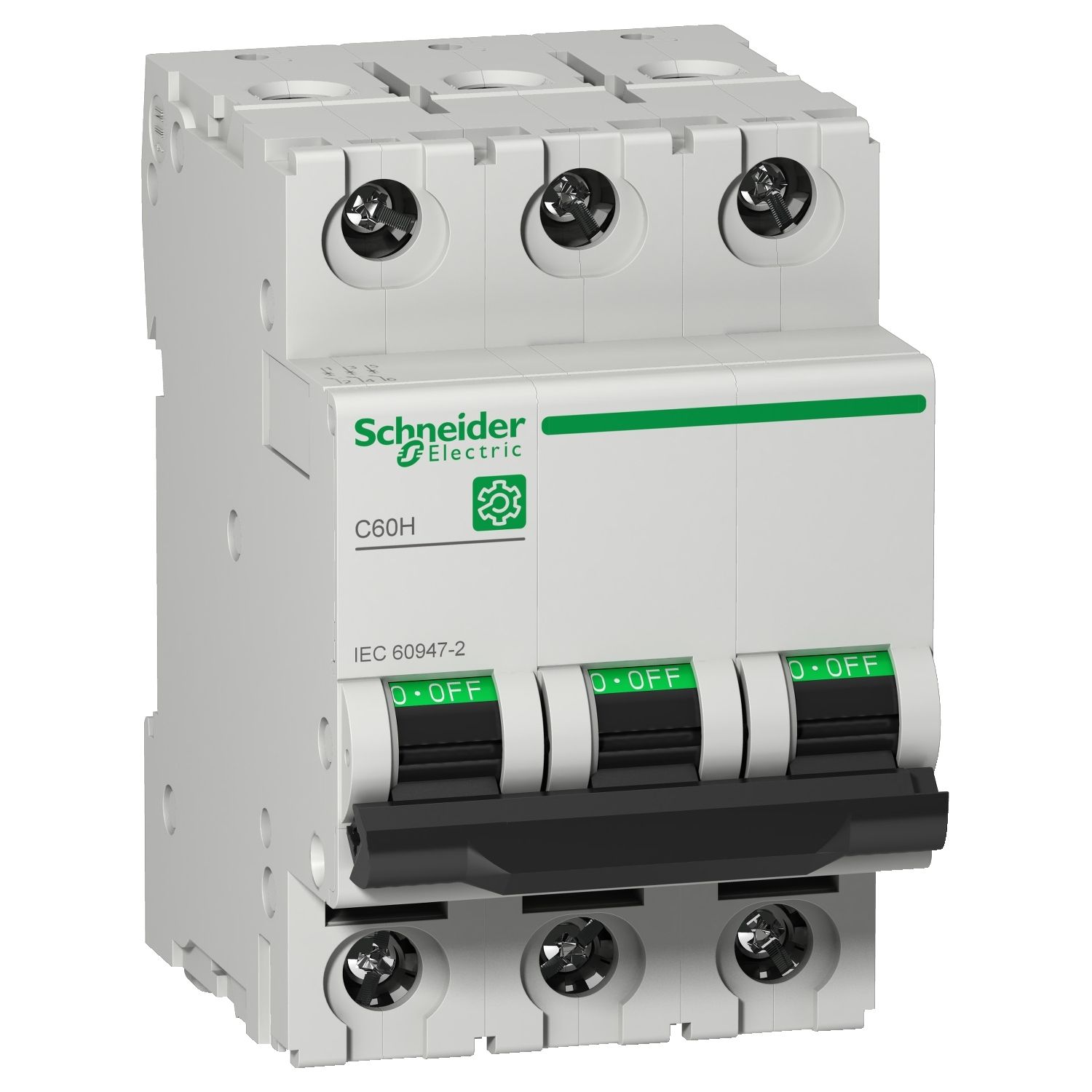 Picture of Miniature circuit breaker (MCB), Multi9 C60H, 3P, 6A, C curve, 15kA (IEC/EN 60947-2)