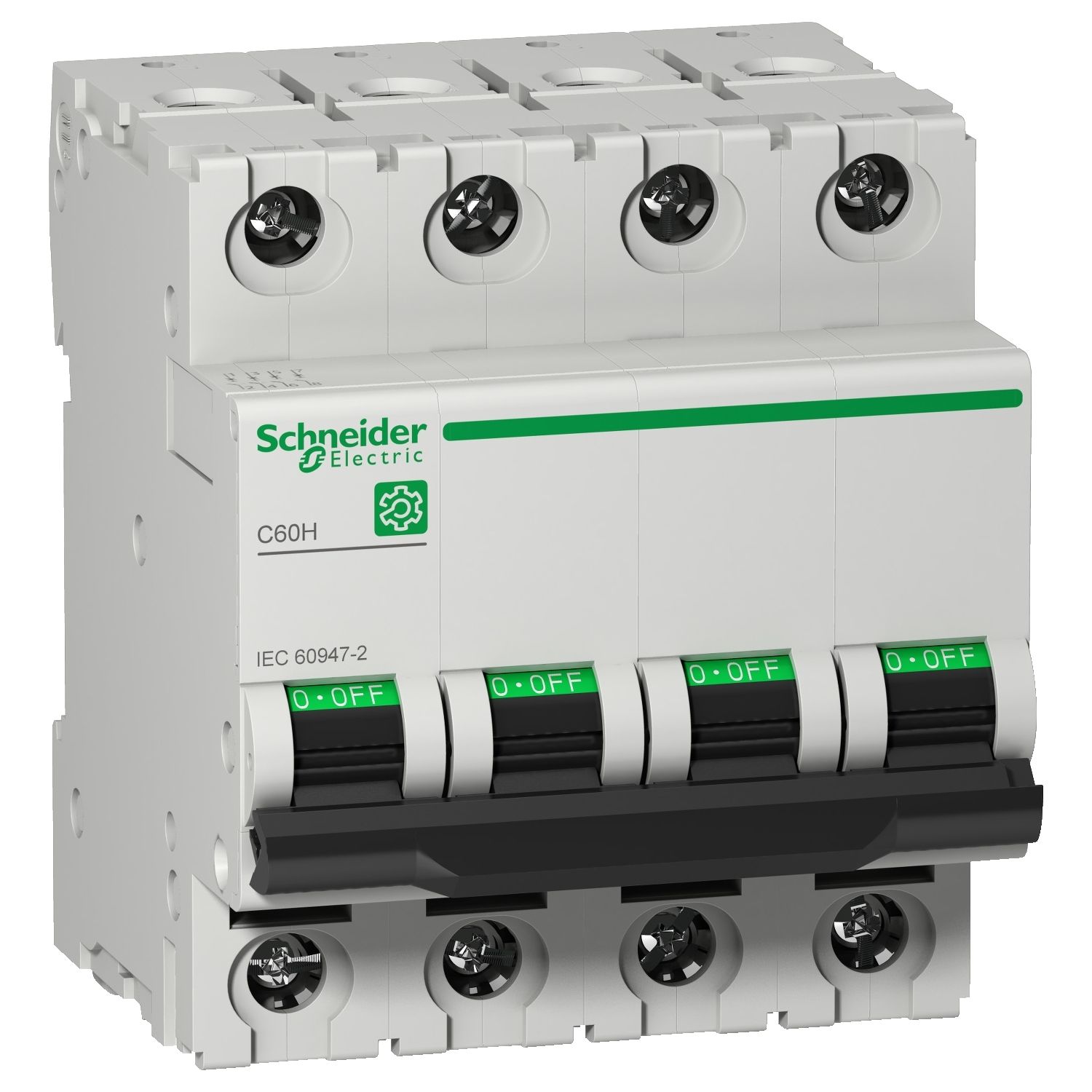 Picture of Miniature circuit breaker (MCB), Multi9 C60H, 4P, 32A, C curve, 15kA (IEC/EN 60947-2)