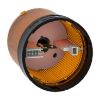 Picture of Harmony XVB, Indicator bank, illuminated unit, plastic, orange, 70mm, steady, integral LED, 24V AC/DC